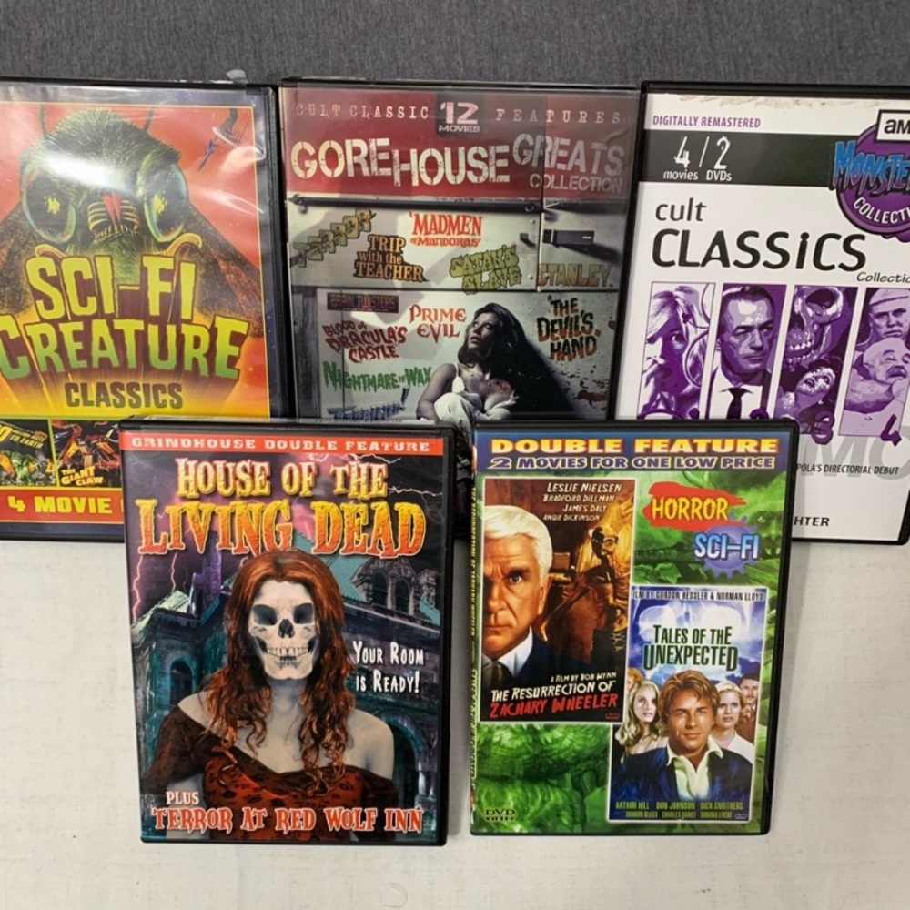 horror classic movie bundle in black/white and color